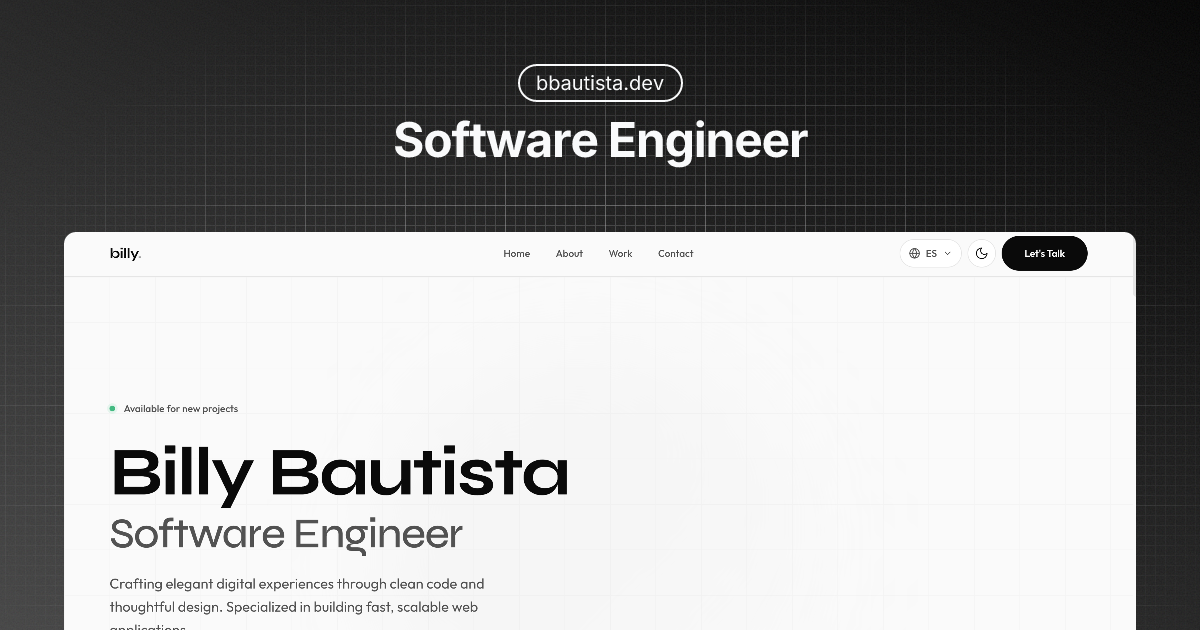 Billy Bautista | Software Engineer